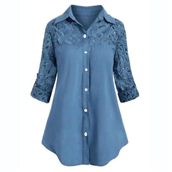 plus size 4xl 5xl lace women blouse cotton long sleeve button up shirts office lady vintage casual harajuku tunic, White
plus size 4xl 5xl lace women blouse cotton long sleeve button up shirts office lady vintage casual harajuku tunic, White