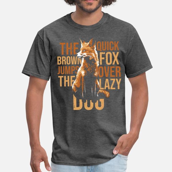 the quick brown fox t shirt men designing short sleeve s-xxxl unique graphic breathable spring autumn original shirt 
the quick brown fox t shirt men designing short sleeve s-xxxl unique graphic breathable spring autumn original shirt