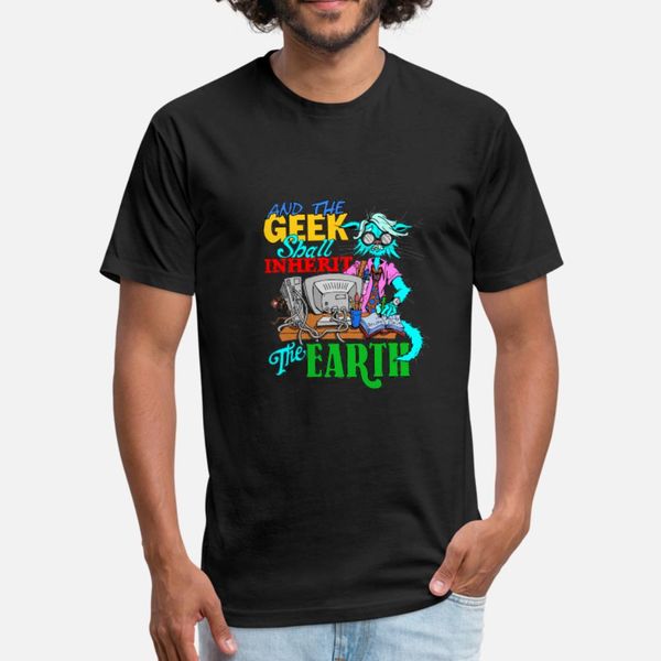 the geek shall inherit the earth t shirt men crazy cotton plus size 3xl vintage crazy funny spring autumn letters
the geek shall inherit the earth t shirt men crazy cotton plus size 3xl vintage crazy funny spring autumn letters