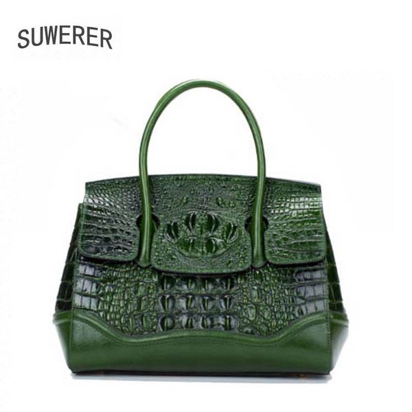 suwerer crocodile pattern women genuine leather bag real cowhide leather shoulder bag women luxury handbags bags designer
suwerer crocodile pattern women genuine leather bag real cowhide leather shoulder bag women luxury handbags bags designer