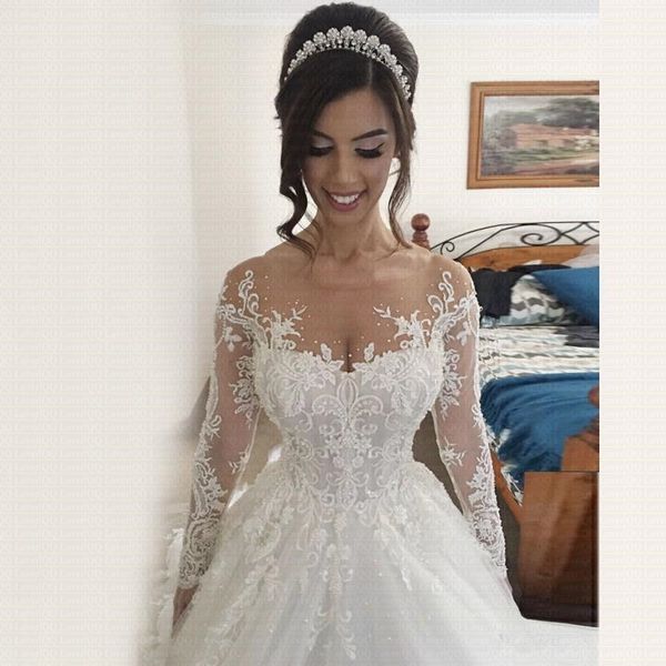new vestido de novia arabic long sleeve wedding dress 2020 sheer train lace robe de mariage wedding gowns bride dress trouwjurk, Blue;red
new vestido de novia arabic long sleeve wedding dress 2020 sheer train lace robe de mariage wedding gowns bride dress trouwjurk, Blue;red