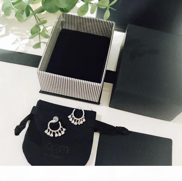 women wedding engagement earrings jewelry s925 sterling silver material stud earrings jewelry brand apm