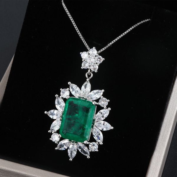 2020 copper retro luxury large particl cubic zirconia black fashion pendant necklace for women jewelry statement, Silver
2020 copper retro luxury large particl cubic zirconia black fashion pendant necklace for women jewelry statement, Silver