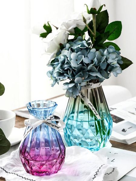 color transparent glass vase dried flower arrangement water culture glass bottle living room creative decoration flower pot
color transparent glass vase dried flower arrangement water culture glass bottle living room creative decoration flower pot