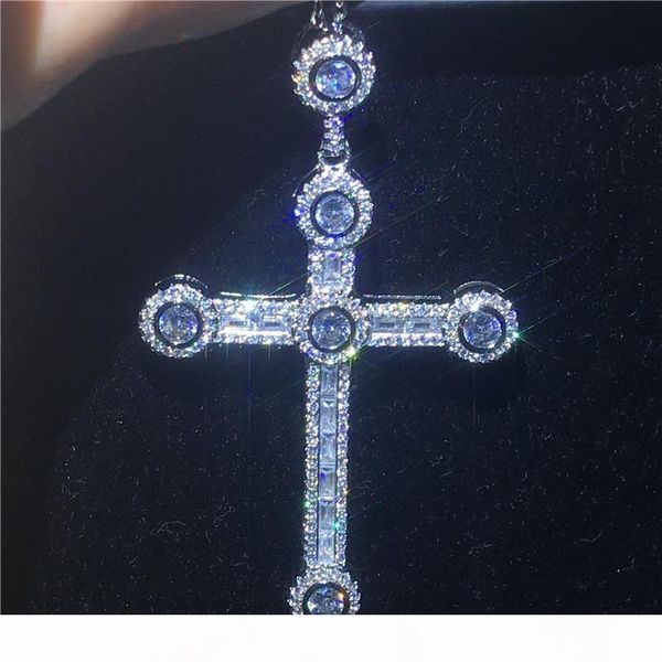 luxury big male cross pendant necklace 925 sterling silver 5a sona cz party wedding cross pendant for men women jewelry gift
luxury big male cross pendant necklace 925 sterling silver 5a sona cz party wedding cross pendant for men women jewelry gift