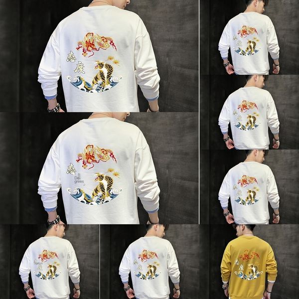 2020 autumn new sweater fashion printed youth t- sweater shirtmen's long sleeve t-shirt base shirt fake two-piece men's clothing j, Black
2020 autumn new sweater fashion printed youth t- sweater shirtmen's long sleeve t-shirt base shirt fake two-piece men's clothing j, Black