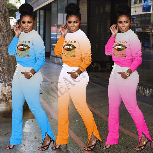 women lips letter tracksuit autumn winter pullover hoodies sweatshirts pants outfit trouser sweatsuit gradient sweater suit d8605, White
women lips letter tracksuit autumn winter pullover hoodies sweatshirts pants outfit trouser sweatsuit gradient sweater suit d8605, White