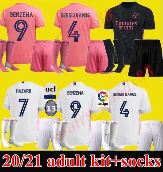 men kids 19 20 21 real madrid soccer jersey kits 2020 2021 sergio ramos hazard jovic vinicius benzema modric football shirts child uniforms, Black;yellow
men kids 19 20 21 real madrid soccer jersey kits 2020 2021 sergio ramos hazard jovic vinicius benzema modric football shirts child uniforms, Black;yellow