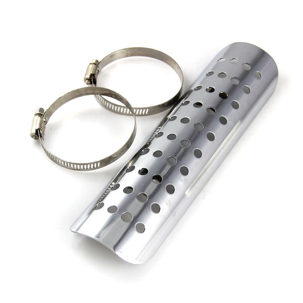 motorbike heat shield plate motorcycle universal exhaust pipe cover guard decorative round hole motor styling silver color
motorbike heat shield plate motorcycle universal exhaust pipe cover guard decorative round hole motor styling silver color