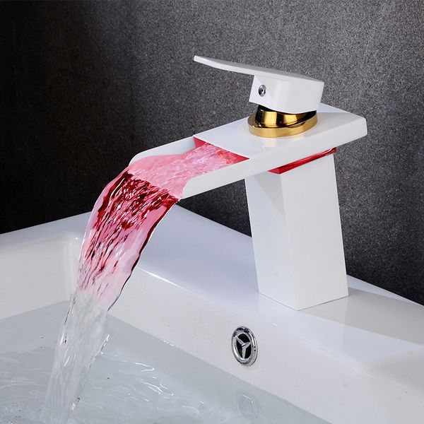 bathroom sink faucets led waterfall basin tap temperature control washbasin mixer brushed single faucet bronze paintbasin
bathroom sink faucets led waterfall basin tap temperature control washbasin mixer brushed single faucet bronze paintbasin