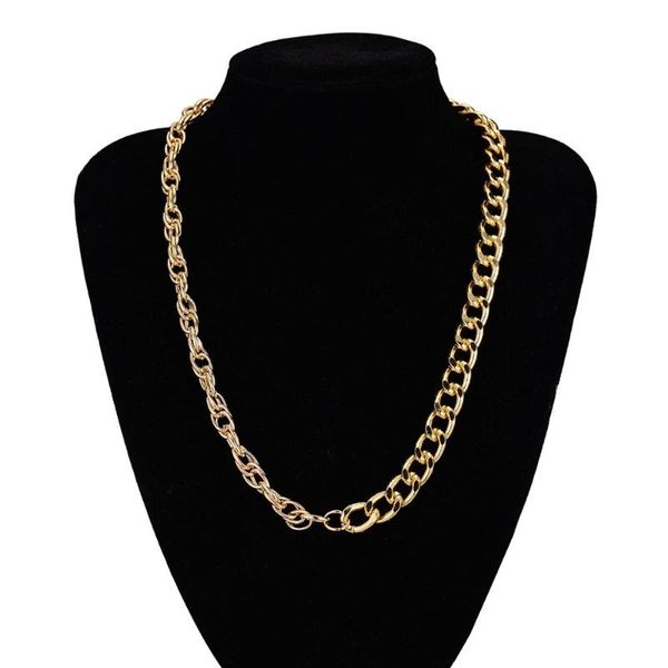 pendant necklaces punk hip hop curb cuban miami chunky chain necklace copper buckle aluminum jewelry for women men gift, Silver
pendant necklaces punk hip hop curb cuban miami chunky chain necklace copper buckle aluminum jewelry for women men gift, Silver