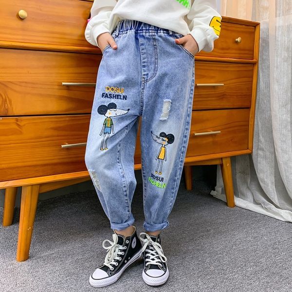 yatfiml cartoon trousers pant fashion girls jeans children teenagers hole jeans kids fashion denim pants baby jean clothing lj200821, Blue
yatfiml cartoon trousers pant fashion girls jeans children teenagers hole jeans kids fashion denim pants baby jean clothing lj200821, Blue
