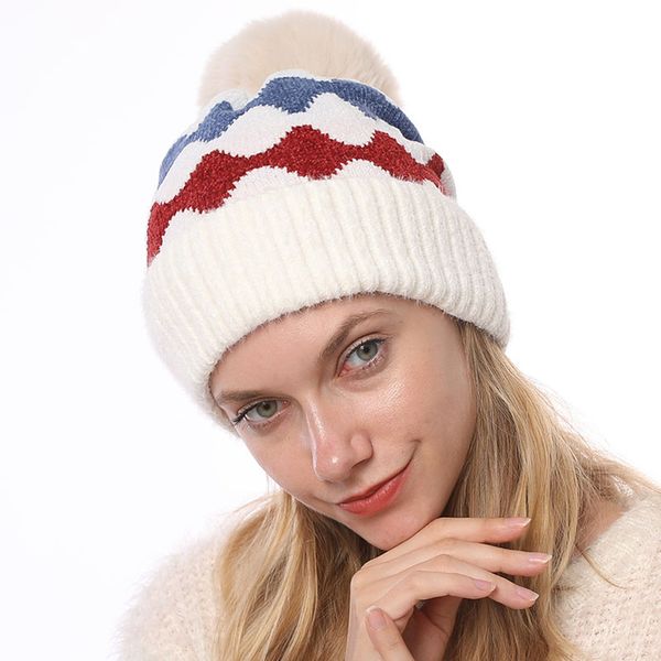 autumn winter women hat velvet warm knitting skullies ladies' beanie soft wavy hair ball wool cap c012, Blue;gray
autumn winter women hat velvet warm knitting skullies ladies' beanie soft wavy hair ball wool cap c012, Blue;gray