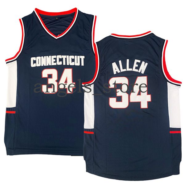 34 allen connecticut university lebron 23 james ncaa kawhi dwyane 3 wade leonard basketball jersey stephen 30 curry nash david 50 robinson, Black
34 allen connecticut university lebron 23 james ncaa kawhi dwyane 3 wade leonard basketball jersey stephen 30 curry nash david 50 robinson, Black
