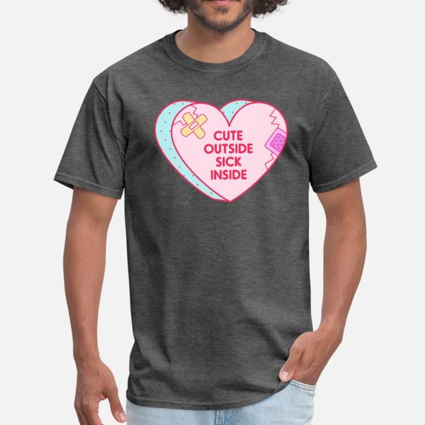 yami kawaii пастельный гот sick inside t shirt men дизайн 100% хлопок s-xxxl новизна солнечный свет смешные весна урожай рубашка
yami kawaii пастельный гот sick inside t shirt men дизайн 100% хлопок s-xxxl новизна солнечный свет смешные весна урожай рубашка