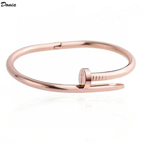 donia jewelry designer bracelet nails classic titanium steel micro inlaid zircon bracelet for men and women bracelets popular in europe and, Black
donia jewelry designer bracelet nails classic titanium steel micro inlaid zircon bracelet for men and women bracelets popular in europe and, Black
