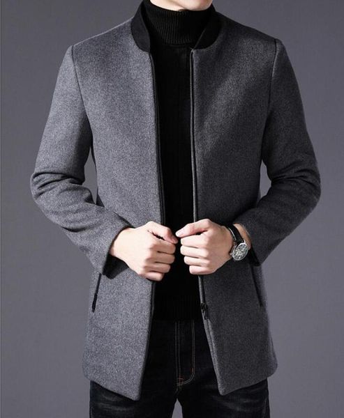 men coat winter thick warm wool coat men clothes 2020 slim fit mandarin collar jacket mens overcoat mens coats, Black
men coat winter thick warm wool coat men clothes 2020 slim fit mandarin collar jacket mens overcoat mens coats, Black