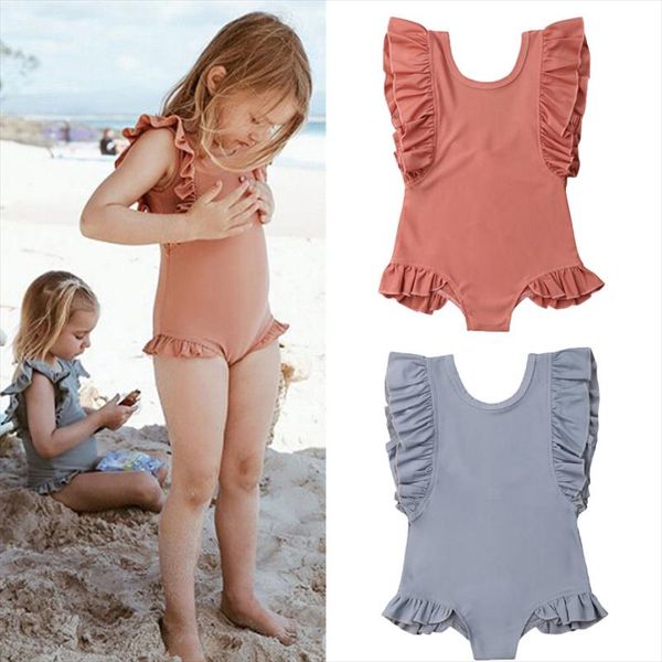 holiday cute toddler kids baby girl swimwear ruffles sleeve solid jumpsuits summer swimsuit bathing suit swimming clothes, Blue
holiday cute toddler kids baby girl swimwear ruffles sleeve solid jumpsuits summer swimsuit bathing suit swimming clothes, Blue