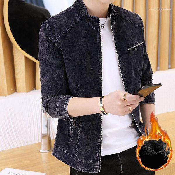 fashion casual mens clothing mens designer jackets vintage denim coats plus size pure color sports outerwear, Black;brown
fashion casual mens clothing mens designer jackets vintage denim coats plus size pure color sports outerwear, Black;brown