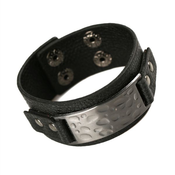 new trendy casual black vintage punk rock wide wrap alloy charm genuine men leather bracelets for women femme jewelry, Golden;silver
new trendy casual black vintage punk rock wide wrap alloy charm genuine men leather bracelets for women femme jewelry, Golden;silver
