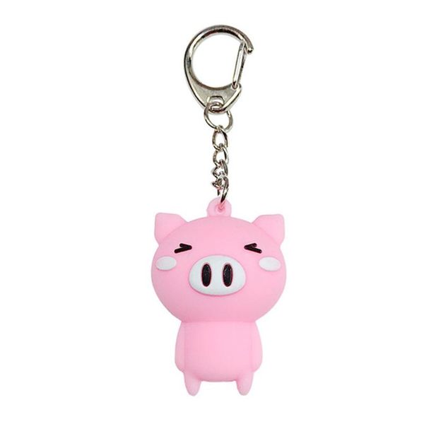 new soft silicone lovely cute cartoon pig pendant keyring keychain bag car key ring charm pendant gift for purse, Silver
new soft silicone lovely cute cartoon pig pendant keyring keychain bag car key ring charm pendant gift for purse, Silver