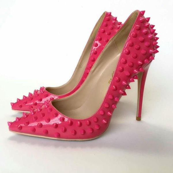 keshangjia high heels women pumps 2021 spring pointed toe 12cm 10cm 8cm punk rivets studs stiletto wedding shoes, Black
keshangjia high heels women pumps 2021 spring pointed toe 12cm 10cm 8cm punk rivets studs stiletto wedding shoes, Black