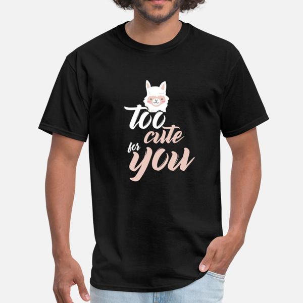 llama alpaca lama too cute for you kids fun comic t shirt men knitted cotton s-3xl loose comfortable summer family shirt
llama alpaca lama too cute for you kids fun comic t shirt men knitted cotton s-3xl loose comfortable summer family shirt