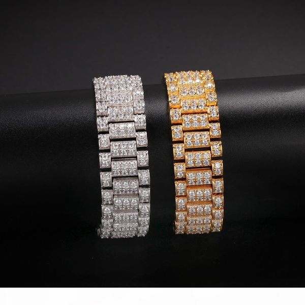 18mm men hip hop bracelets full rhinestones cuff watchband heavy industry chains iced out bling bling jewelry accessories charm bracelet, Black
18mm men hip hop bracelets full rhinestones cuff watchband heavy industry chains iced out bling bling jewelry accessories charm bracelet, Black