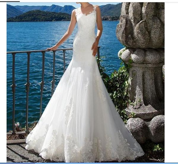 vintage plus size beach mermaid wedding dresses white lace appliques sheer neck illusion bridal gown long court train robe de marriage dh177
vintage plus size beach mermaid wedding dresses white lace appliques sheer neck illusion bridal gown long court train robe de marriage dh177