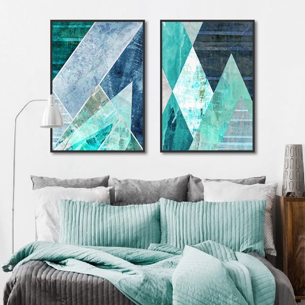 abstract geometric turquoise canvas painting nordic decoration home wall pictures for living room decorative posters and prints
abstract geometric turquoise canvas painting nordic decoration home wall pictures for living room decorative posters and prints