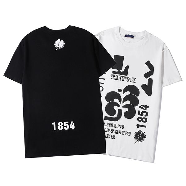 20ss four leaf clove printed men t shirt 1854 series summer tee with letters high street short-sleeved pullover t-shirt clothes s-2xl, White;black
20ss four leaf clove printed men t shirt 1854 series summer tee with letters high street short-sleeved pullover t-shirt clothes s-2xl, White;black