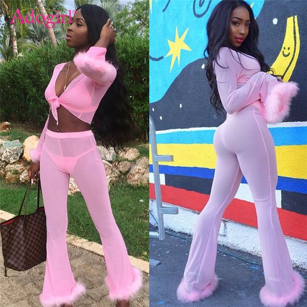 adogirl solid pink feather chiffon 4 piece set long sleeve cardigan + bra + thong flare pants women club outfits suit, White
adogirl solid pink feather chiffon 4 piece set long sleeve cardigan + bra + thong flare pants women club outfits suit, White