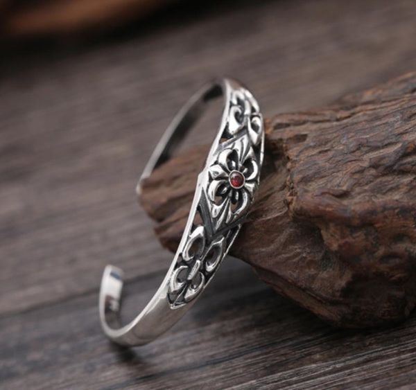 vintage style 925 sterling silver handmade jewelry antique silver american european designer anchor flower bangle bracelets 2, Black
vintage style 925 sterling silver handmade jewelry antique silver american european designer anchor flower bangle bracelets 2, Black