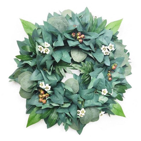 decorative flowers & wreaths artificial eucalyptus leaves wreath door hanging wall window decoration holiday festival wedding decor
decorative flowers & wreaths artificial eucalyptus leaves wreath door hanging wall window decoration holiday festival wedding decor