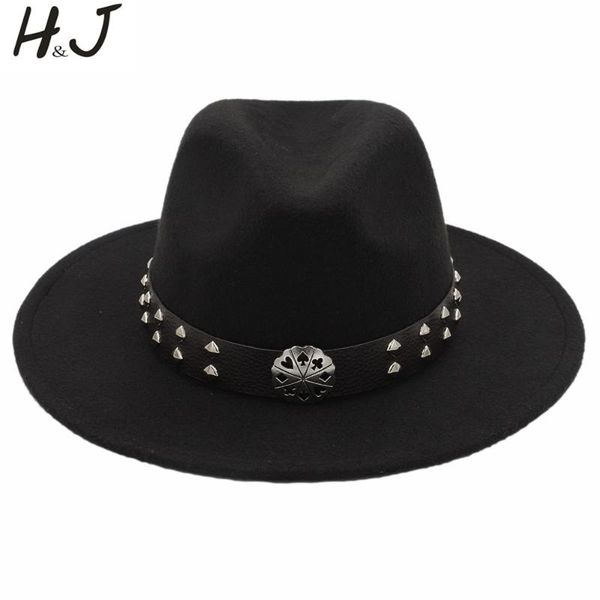 wide brim hats fashion women men fedora hat with jazz godfather cloche cap punk rivet size 56-58cm, Blue;gray
wide brim hats fashion women men fedora hat with jazz godfather cloche cap punk rivet size 56-58cm, Blue;gray