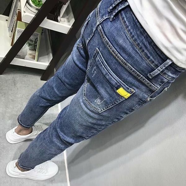 men's jeans wholesale denim summer korean style slim-fitting pants casual blue stretch trend wild ankle length pencil men
men's jeans wholesale denim summer korean style slim-fitting pants casual blue stretch trend wild ankle length pencil men