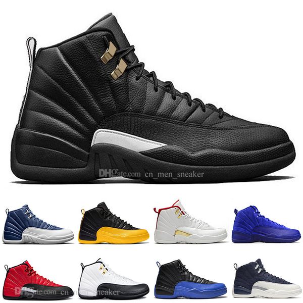 12 stone blue university gold reverse flu game dark concord wntr basketball shoes 12s gamma blue playoffs men sports sneakers trainers, White;red
12 stone blue university gold reverse flu game dark concord wntr basketball shoes 12s gamma blue playoffs men sports sneakers trainers, White;red