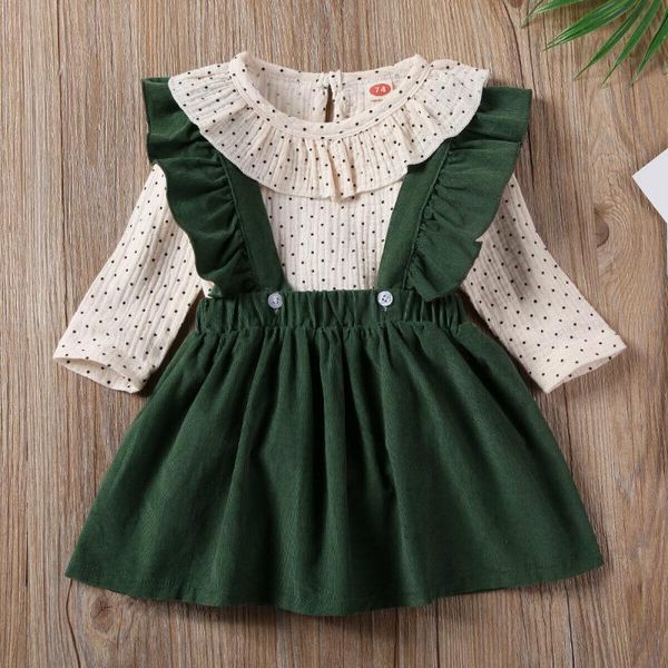 2020 горячие 3-24m новорожденные ребёнки 2pcs dot ruffled ромпер tops + младенца туту платья наряды симпатичные зимы малышей осени одежды se, White
2020 горячие 3-24m новорожденные ребёнки 2pcs dot ruffled ромпер tops + младенца туту платья наряды симпатичные зимы малышей осени одежды se, White