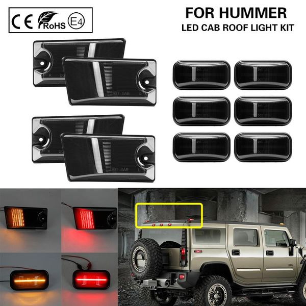 10pcs for hummer h2 2003-2009 h2 sut 2005-2009 led cab roof light kit smoked front lamp(amber)+rear lamp(red
10pcs for hummer h2 2003-2009 h2 sut 2005-2009 led cab roof light kit smoked front lamp(amber)+rear lamp(red