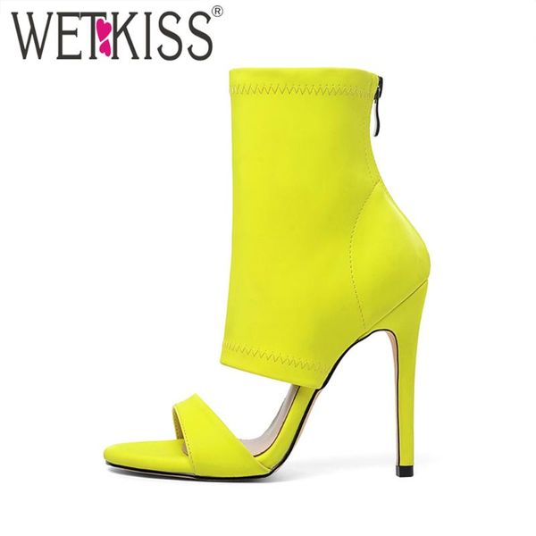 wetkiss fashion women's sandals open toe ankle wrap summer thin high heels shoes woman stiletto heel sandals big size, Black
wetkiss fashion women's sandals open toe ankle wrap summer thin high heels shoes woman stiletto heel sandals big size, Black