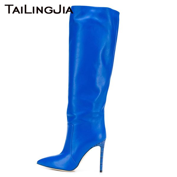 boots blue pu leather women knee high 2021 winter shoes ladies pointed toe elegant stiletto heels large size long boot, Black
boots blue pu leather women knee high 2021 winter shoes ladies pointed toe elegant stiletto heels large size long boot, Black