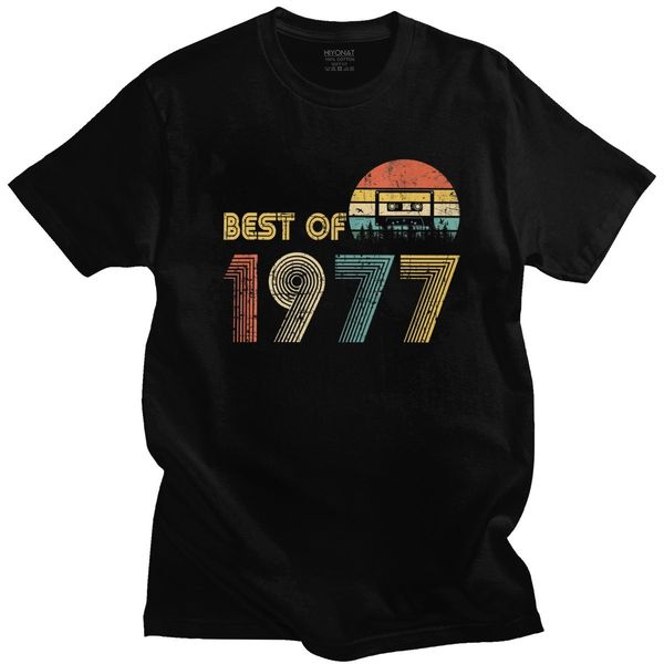 personality of 1977 t-shirt men 43rd birthday gifts short sleeve 100% cotton tshirt summer cassette tape tee shirts apparel
personality of 1977 t-shirt men 43rd birthday gifts short sleeve 100% cotton tshirt summer cassette tape tee shirts apparel
