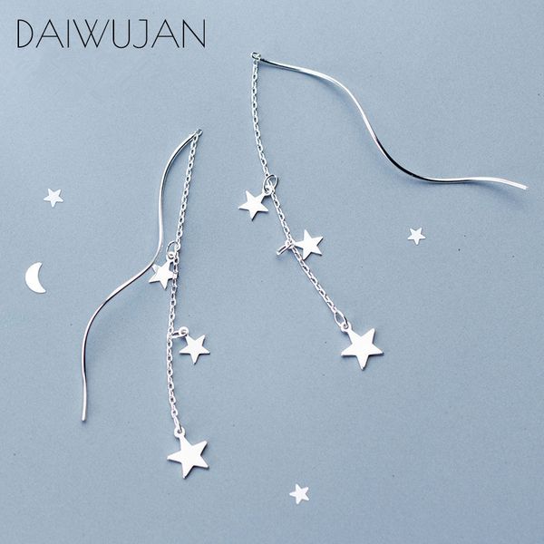 daiwujan temperament authentic 925 sterling silver star tassel drop earrings twist stick bar earring for women fine jewelry
daiwujan temperament authentic 925 sterling silver star tassel drop earrings twist stick bar earring for women fine jewelry