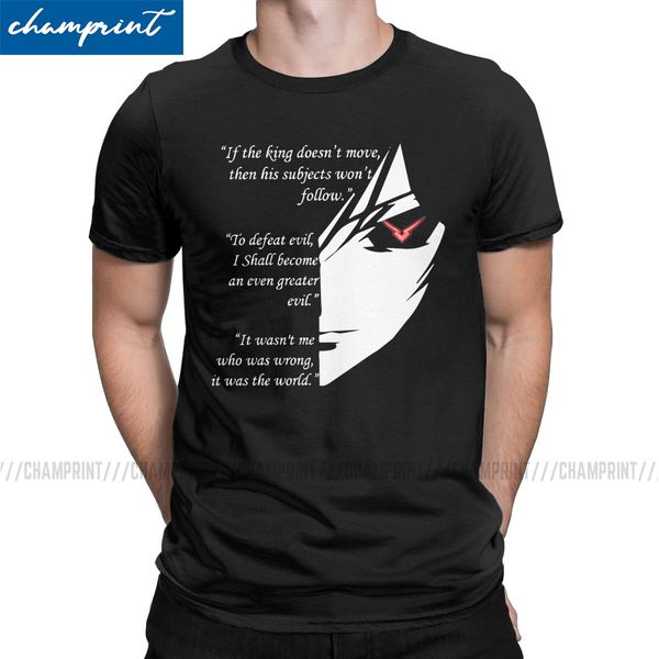 мужчины testamennt of lelouch vi britannia часть футболок code geass лелуш идея rebellion одежда уникальной майка подарок
мужчины testamennt of lelouch vi britannia часть футболок code geass лелуш идея rebellion одежда уникальной майка подарок