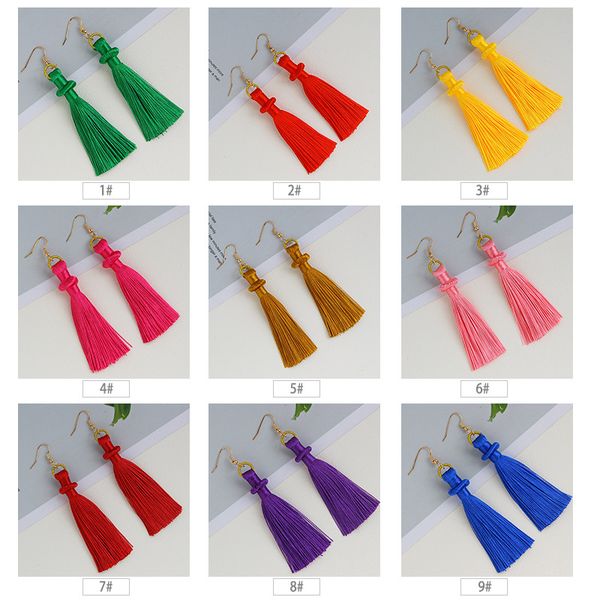 14 colors new fashion bosnian mushroom hat tassel earrings long beautiful woman golden ear hook jewelry, Silver
14 colors new fashion bosnian mushroom hat tassel earrings long beautiful woman golden ear hook jewelry, Silver