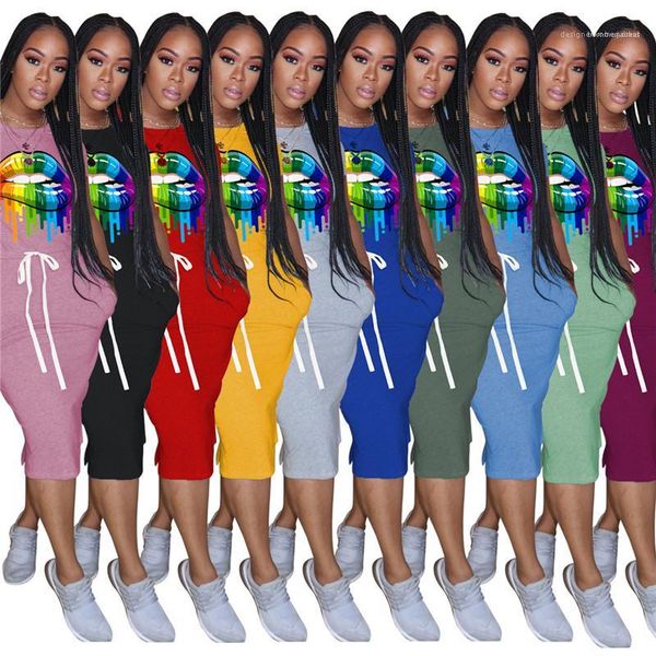 sleeve round neck summer dresses womens designer dresses colorful lip print summer womens dresses contrast color short, Black;gray
sleeve round neck summer dresses womens designer dresses colorful lip print summer womens dresses contrast color short, Black;gray