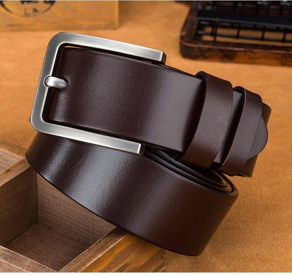 men's fashion100% genuine leather belts metal pin buckle strap male jeans cowboy belt for shorts 130 140 150, Black;brown
men's fashion100% genuine leather belts metal pin buckle strap male jeans cowboy belt for shorts 130 140 150, Black;brown