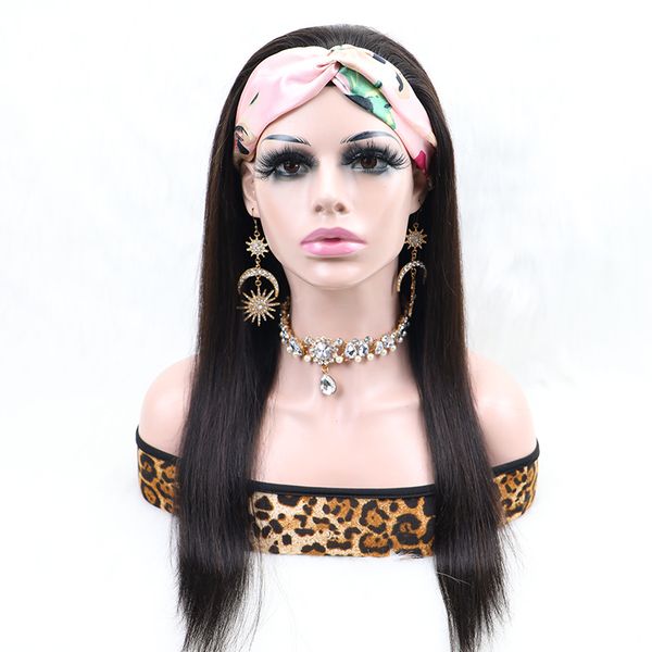 human hair headband wigs human hair super easy half wig brazilian virgin hair full texture wigs for black women, Black;brown
human hair headband wigs human hair super easy half wig brazilian virgin hair full texture wigs for black women, Black;brown