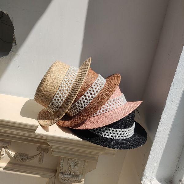 pearl ткачество лук джаз hat женщины моды вс лето fedoras дамы природные плетеная пляж солнцезащитный зонт flat visor cap 2020, Blue;gray
pearl ткачество лук джаз hat женщины моды вс лето fedoras дамы природные плетеная пляж солнцезащитный зонт flat visor cap 2020, Blue;gray
