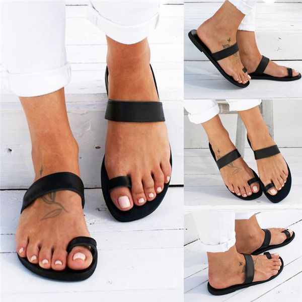 shoes woman ladies spring summer solid flat heel slippers women shoes beach sandals roman woman zapatos de mujer, Black
shoes woman ladies spring summer solid flat heel slippers women shoes beach sandals roman woman zapatos de mujer, Black